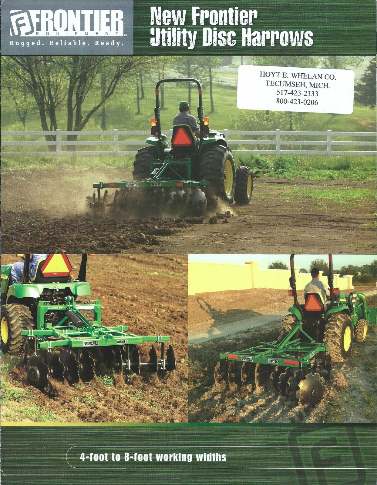 Farm Implement Brochure – Frontier – DH1048 et al – Disc Harrows 2005 (F6881)