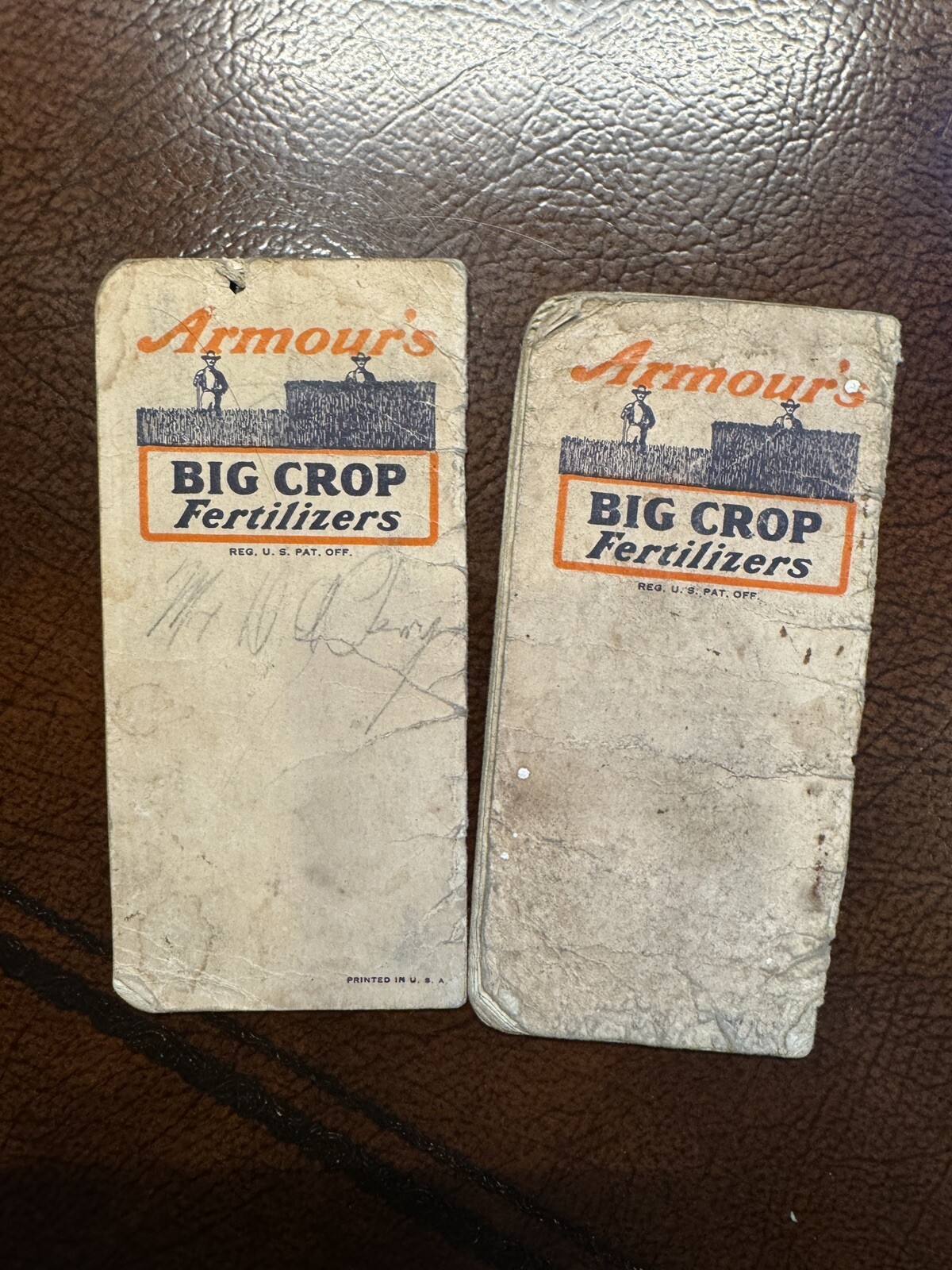 1932 Armour Fertilizer Works Crop Booklets Baltimore Maryland Farm Ephemera