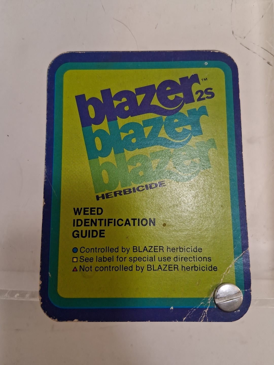 Vintage Rohm & Haas blazer Herbicide Weed Identification Guide Cards Look Read