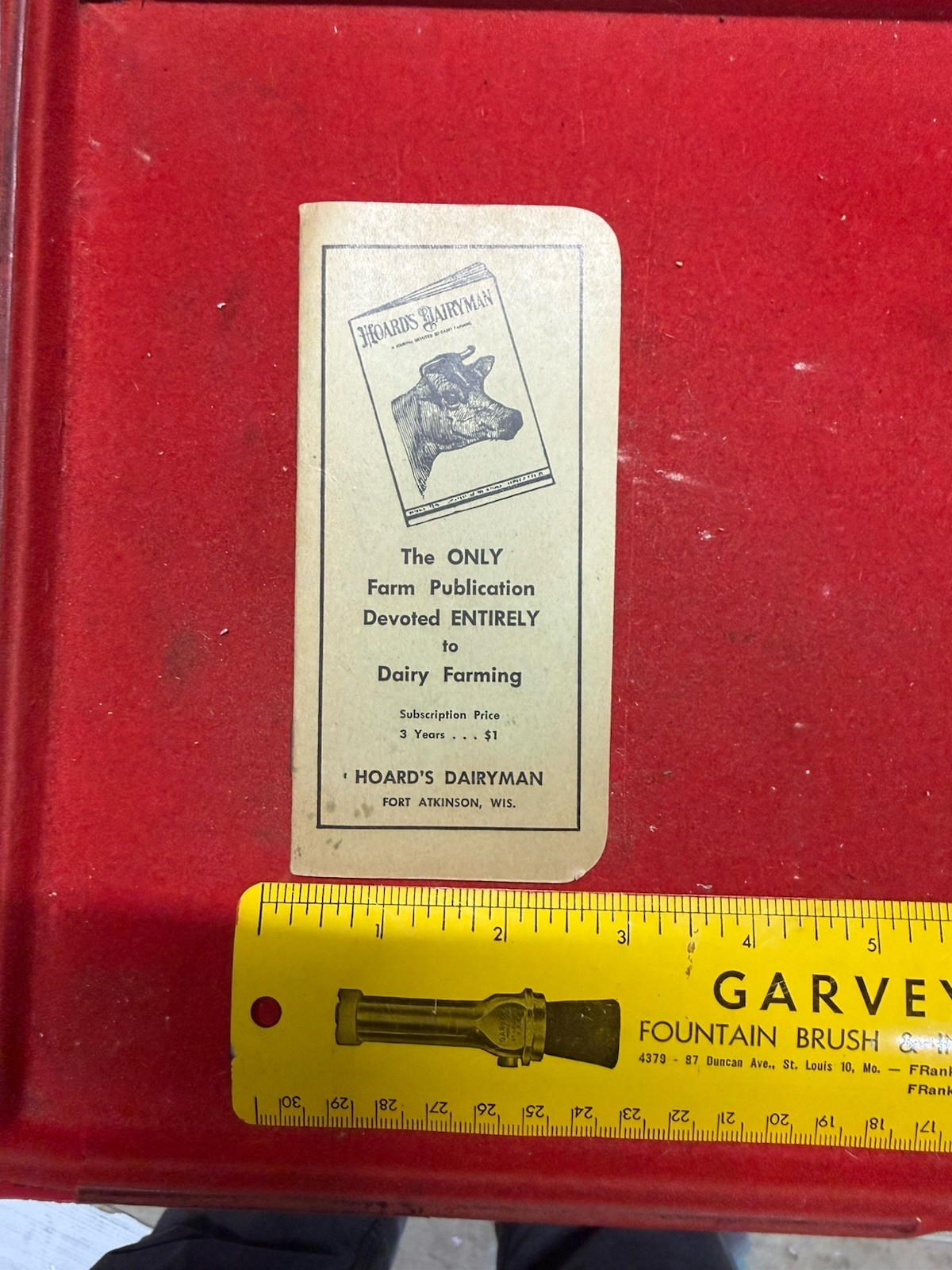 Vintage Hoards Dairyman Magazine Memo Book Fort Atkinson Wisconsin Cattle Cows