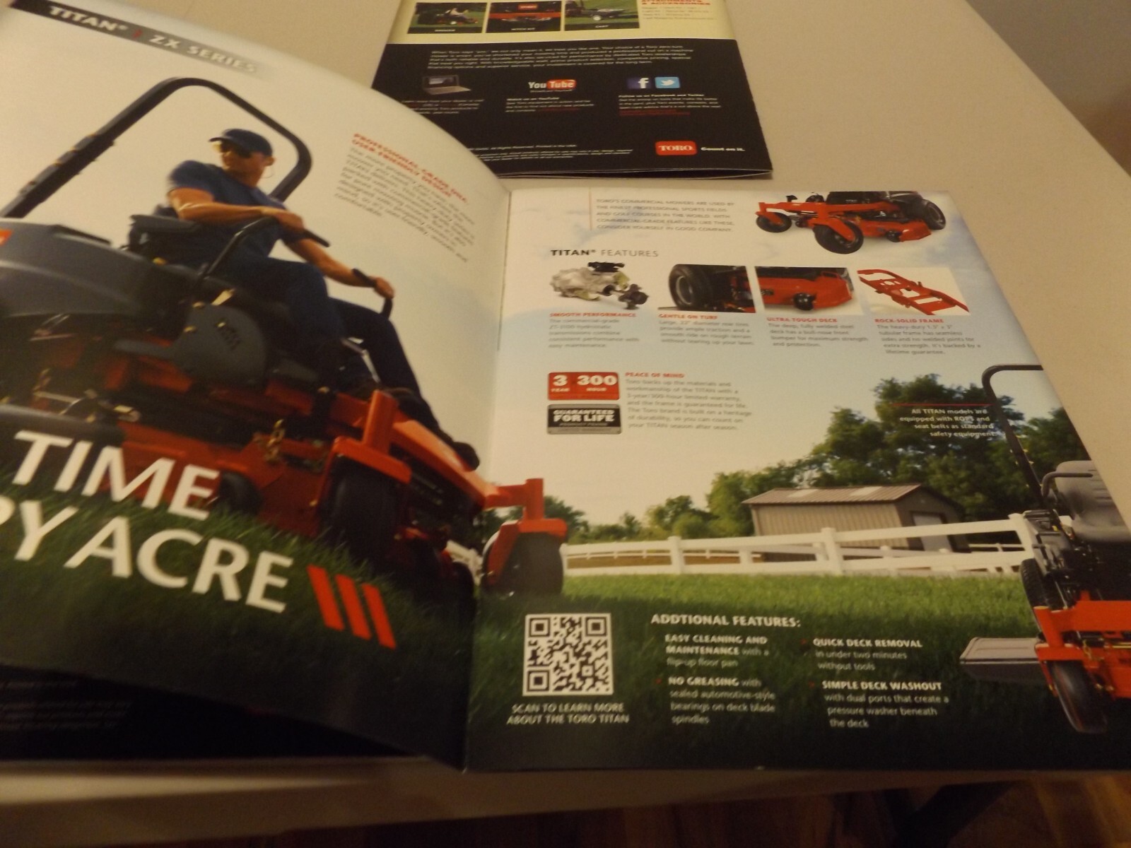 3-pc. TORO TITAN, TIMECUTTER ZERO-TURN MOWERS, LIT # 2013, 2014, 2014