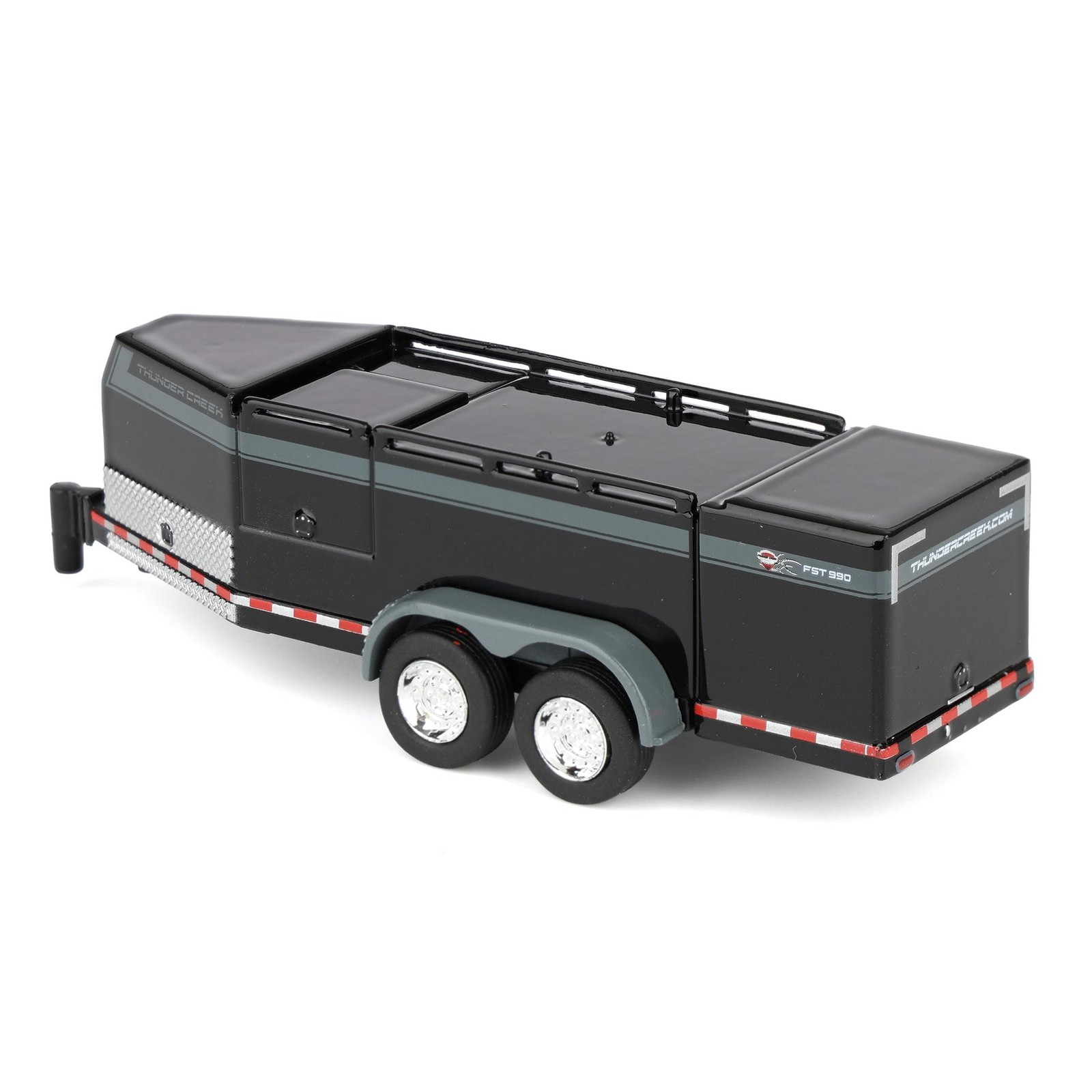 1/64 Thunder Creek FST990 Tandem Axle Fuel Trailer, Black, TCM601
