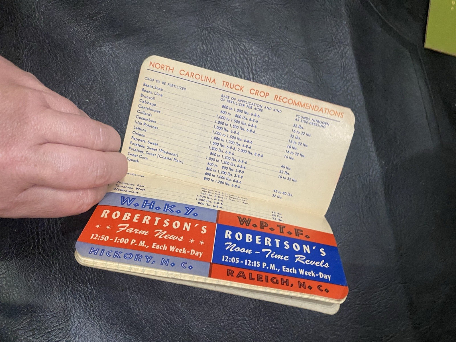 The 1953 Robertson Crop And Memo Book By Robertson Chemical Corp Norfolk VA