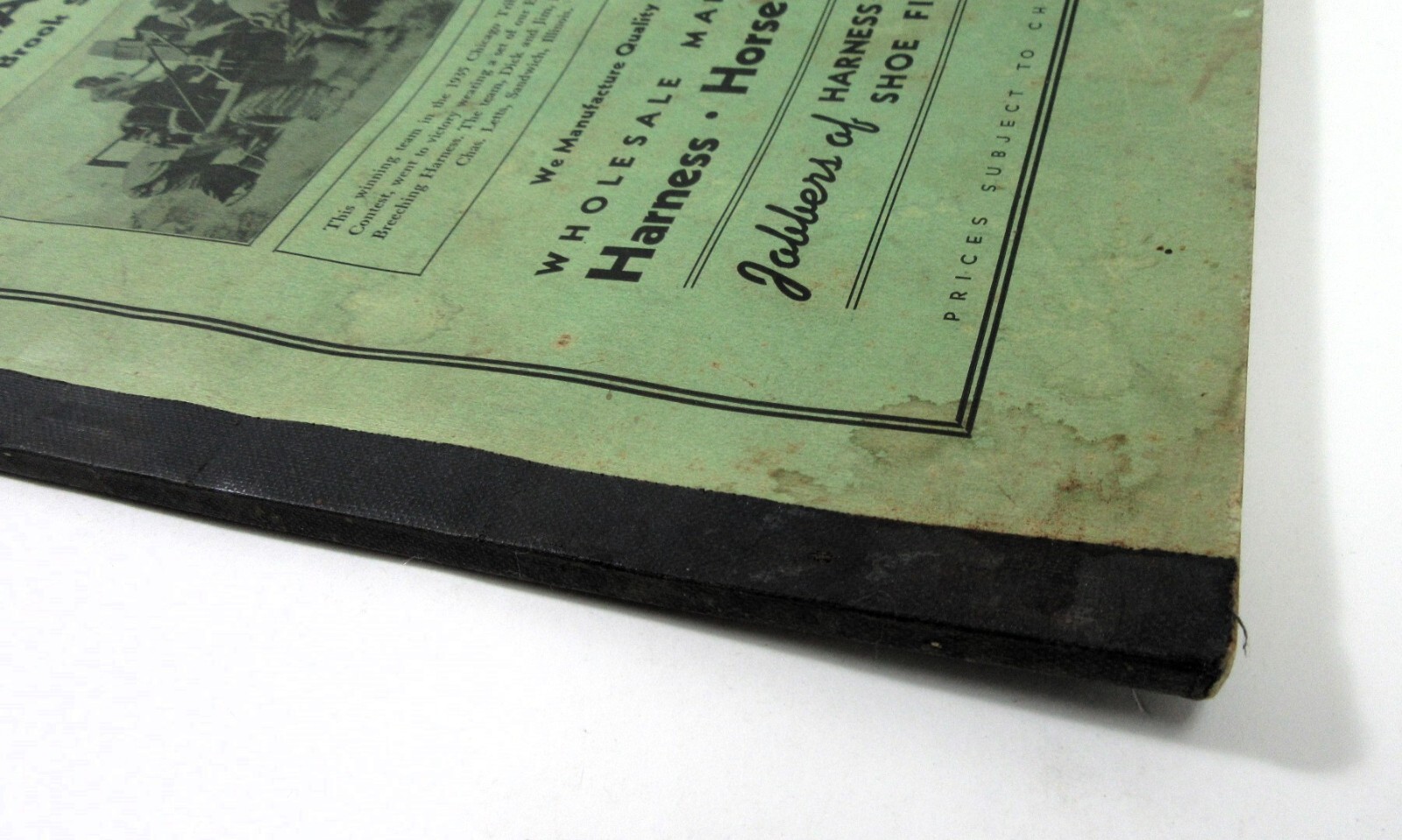 VINTAGE 1930&rsquo;S HORSE EQUIPMENT CATALOG LEA COMPANY ELGIN ILLINOIS EQUIPMENT