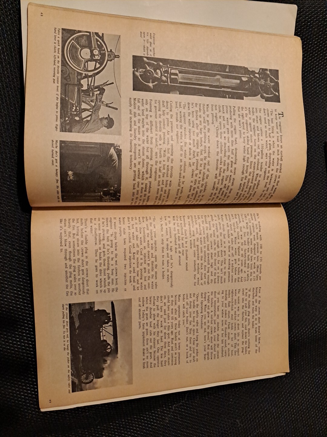 Old 1968 Days of Steam Glory Dana Close Jennings Agriculture Photo pb bk FREE SH