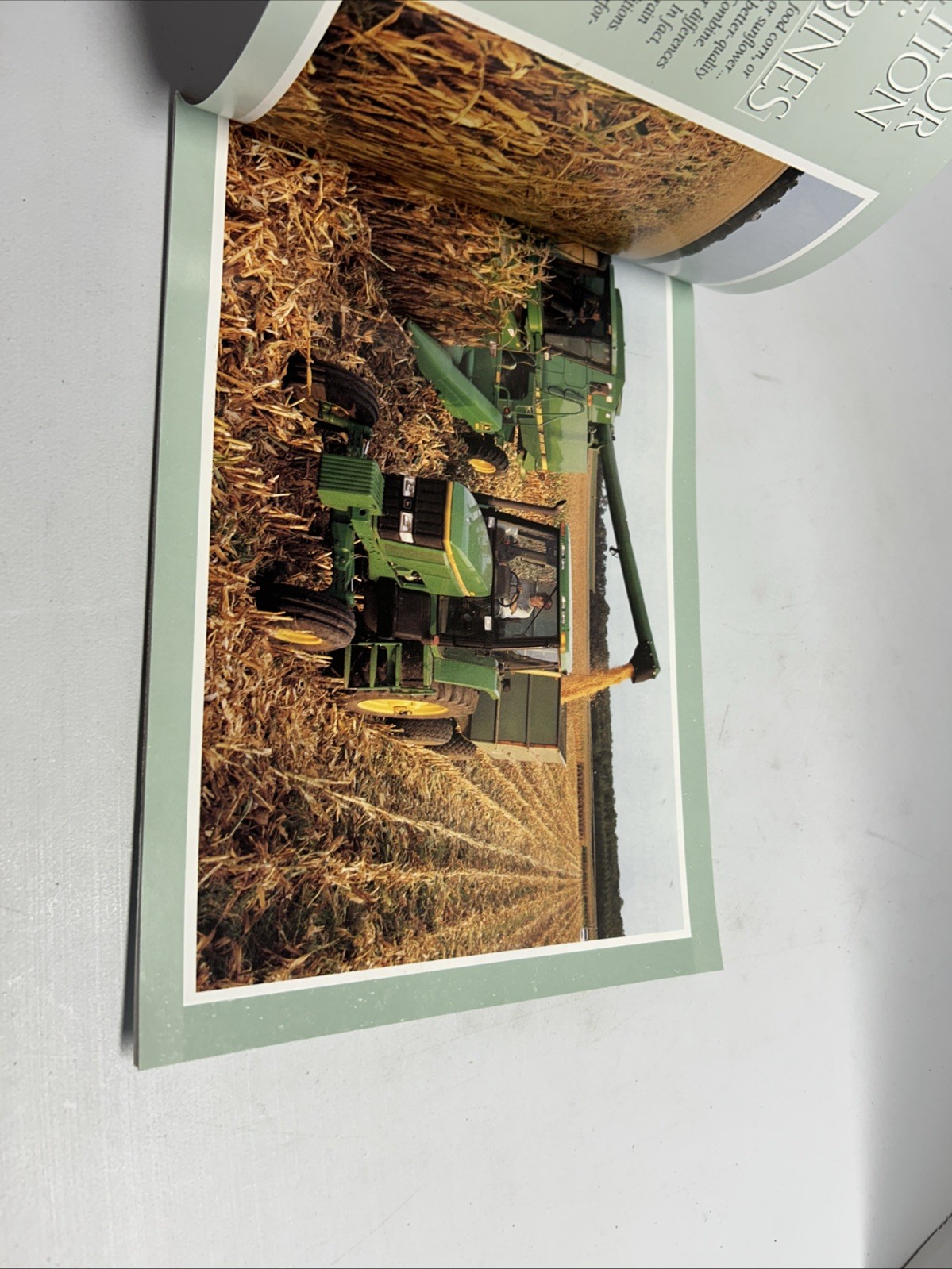 John Deere 9400 9500 9600 Combine For 1993 Brochure FCCA