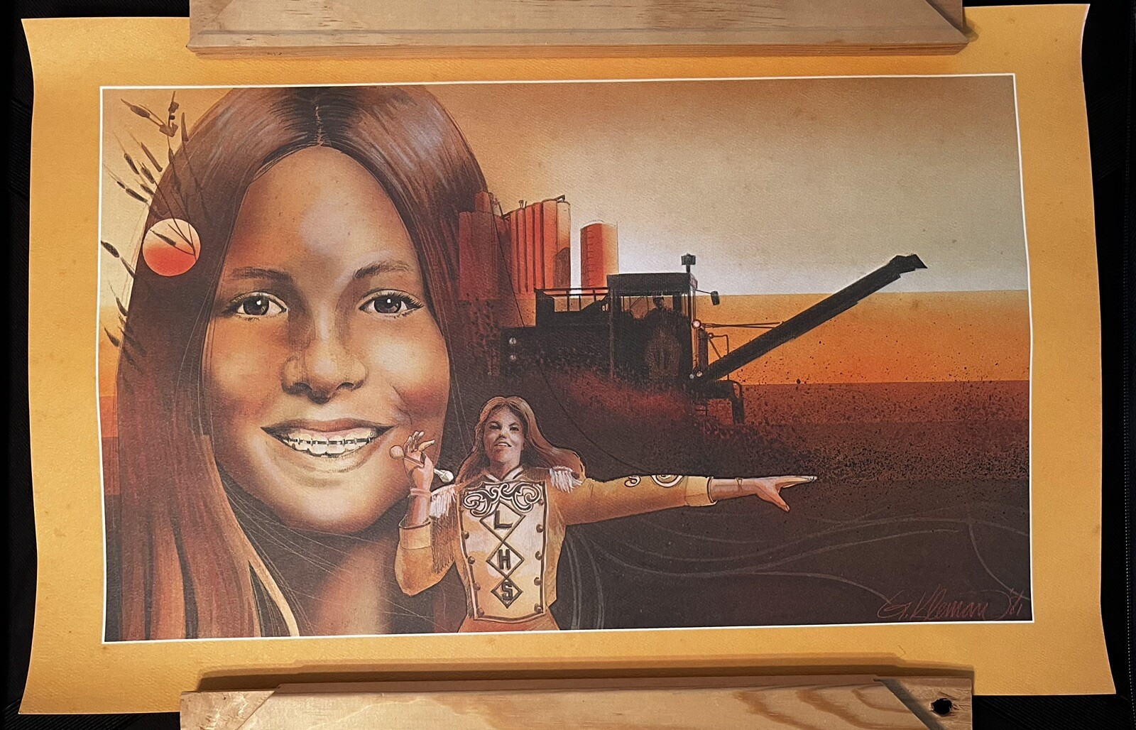 Vintage 80s Four Seasons Farm Family Agriculture Prints Posters Promo Monsanto