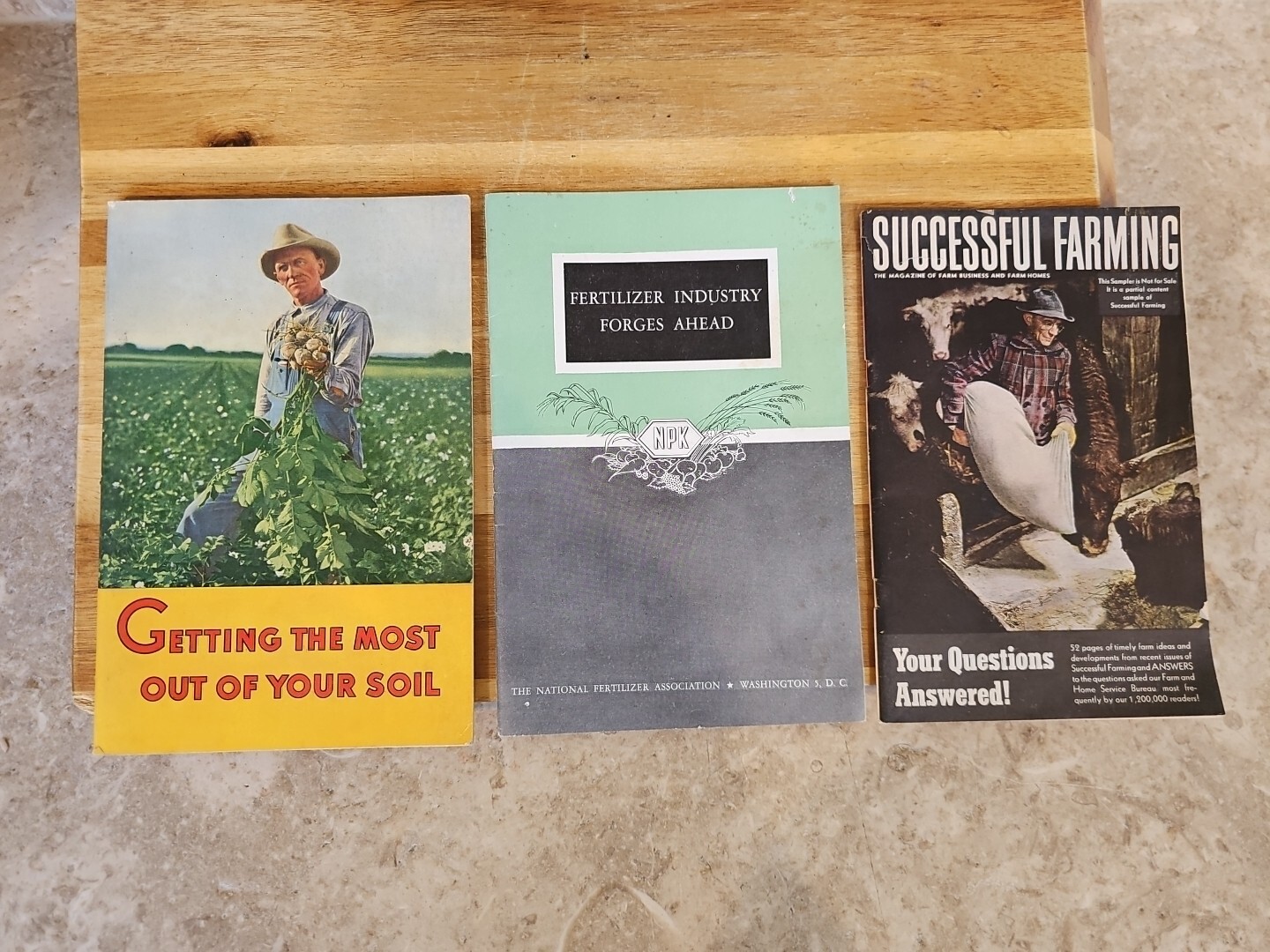 successful farming sample fertilizer tractor book magazine 1944 47 etc