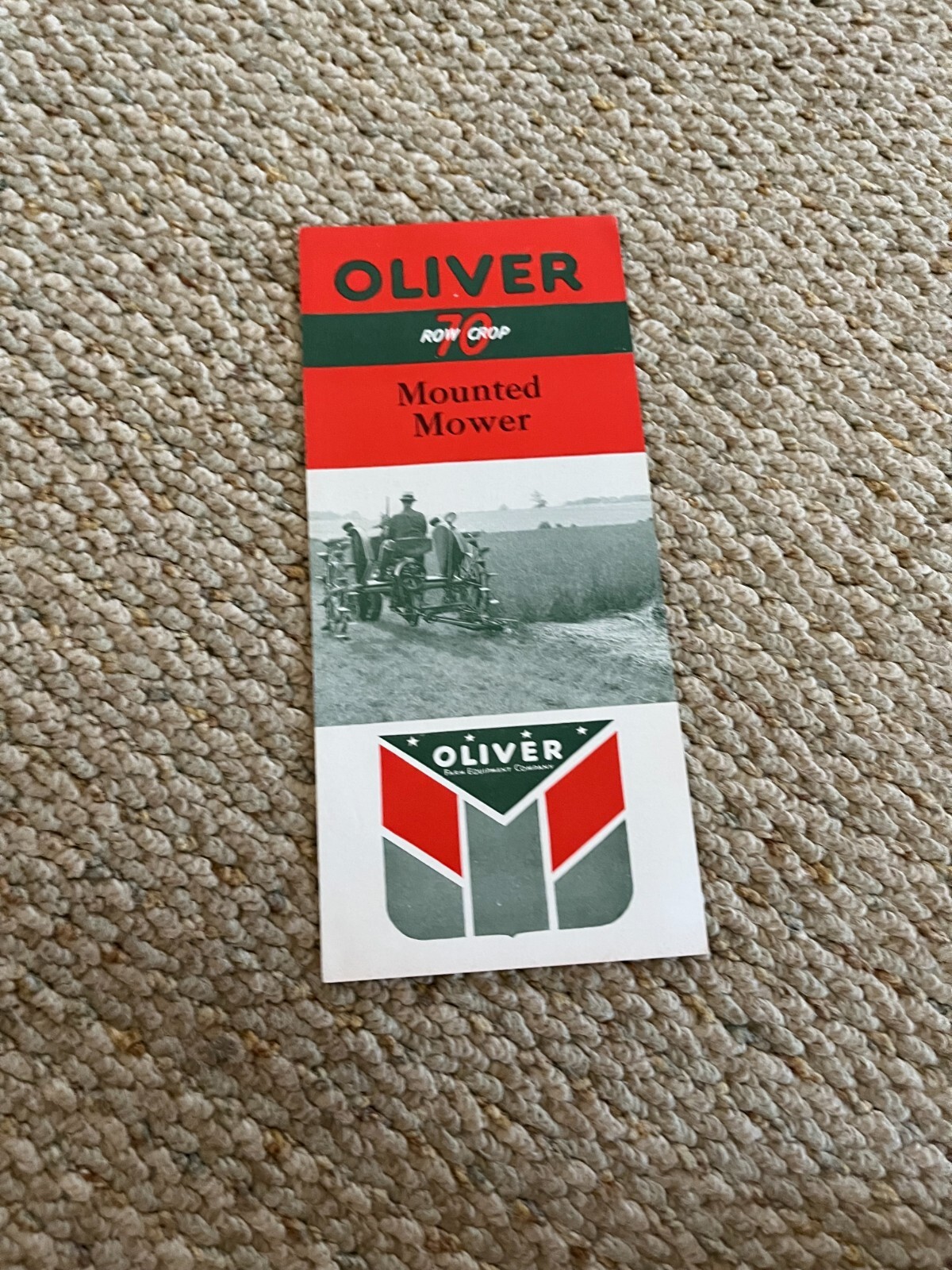Oliver 70 Tractor Mounted Mower Brochure FCCA