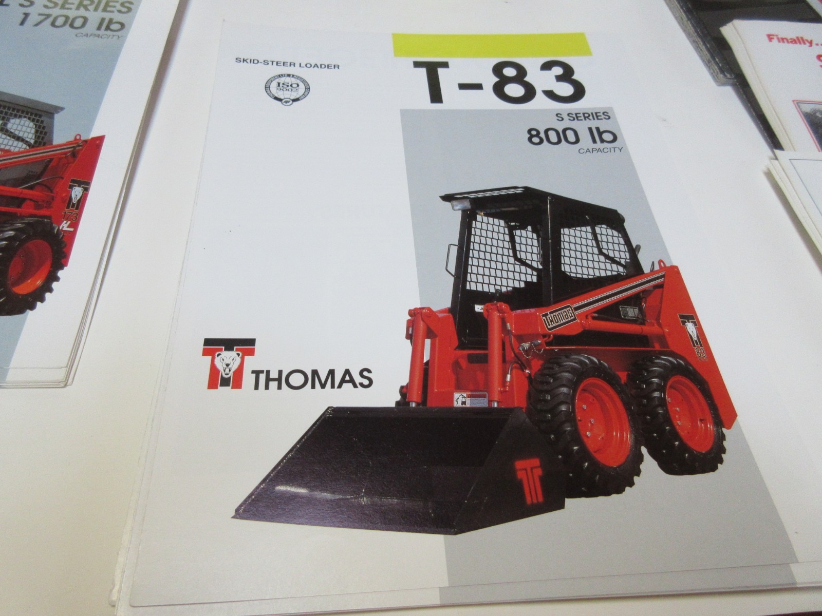 Thomas T-83 Skid Steer Loader Brochure 4 pages