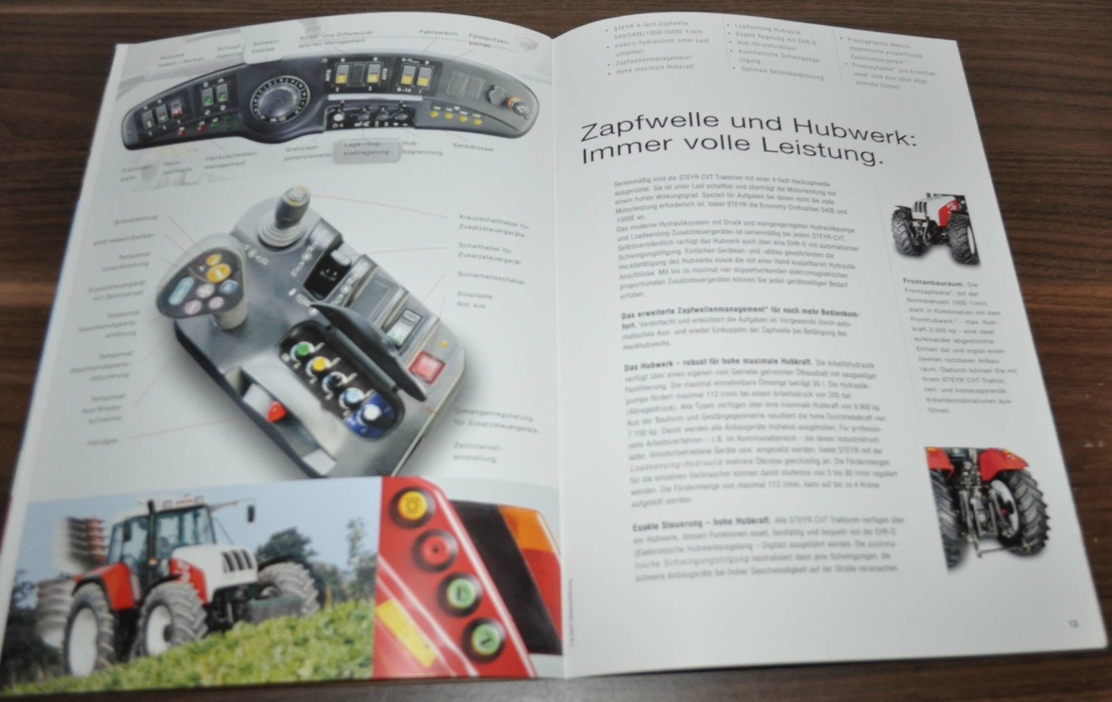 Steyr CVT 120 130 150 170 Tractor Brochure Prospekt