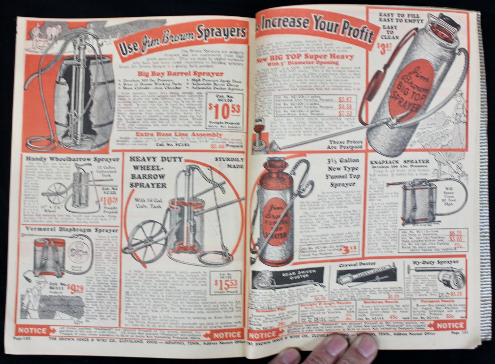 Original 1937 Jim Brown’s Catalog Barbed Wire Paint and More
