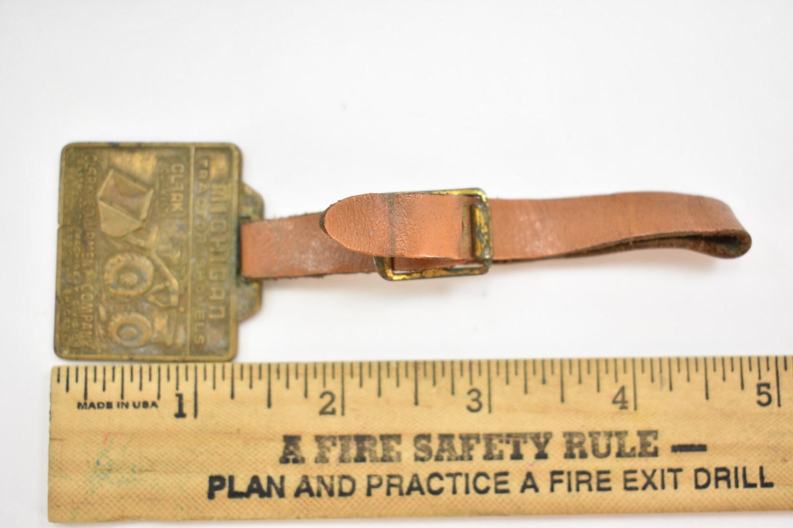 Vintage Michigan Tractor Shovels advertising Fob Roanoke Va