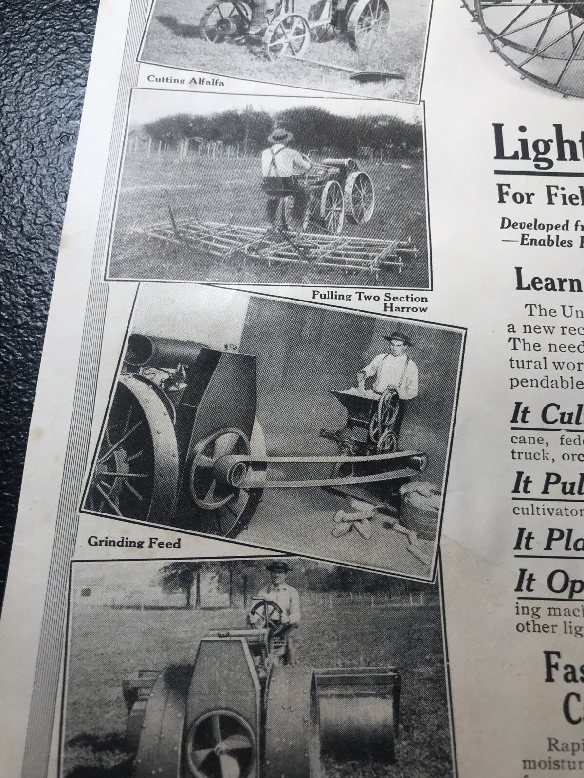 1914 Universal Tractor Motor Cultivator – Columbus – Ohio – Farm Advertising