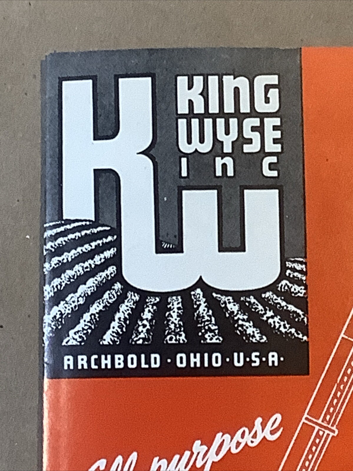 Vintage King Wyse Inc. Farm Elevators Advertising Pamphlet Archbold OH INV-AD14￼