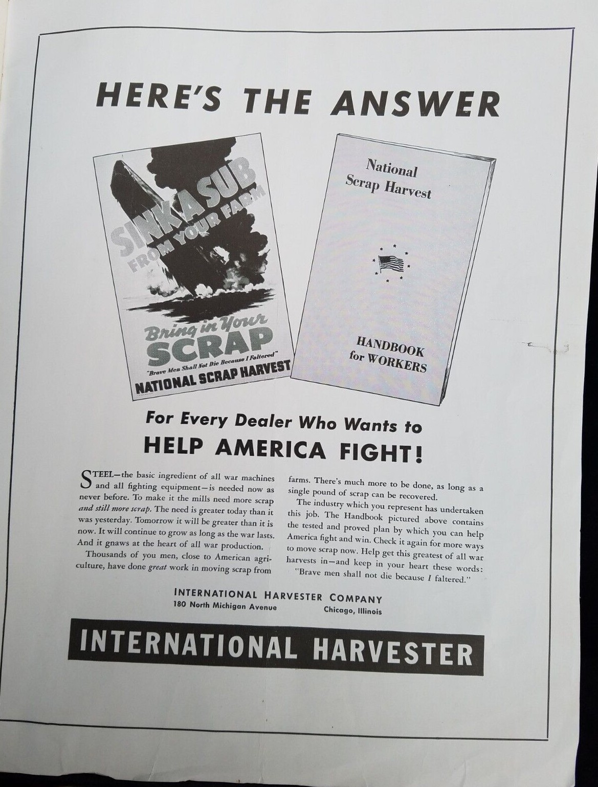 October 1942 Eastern Dealer Farm Implements Vehicle Merchants Wartime Rationing