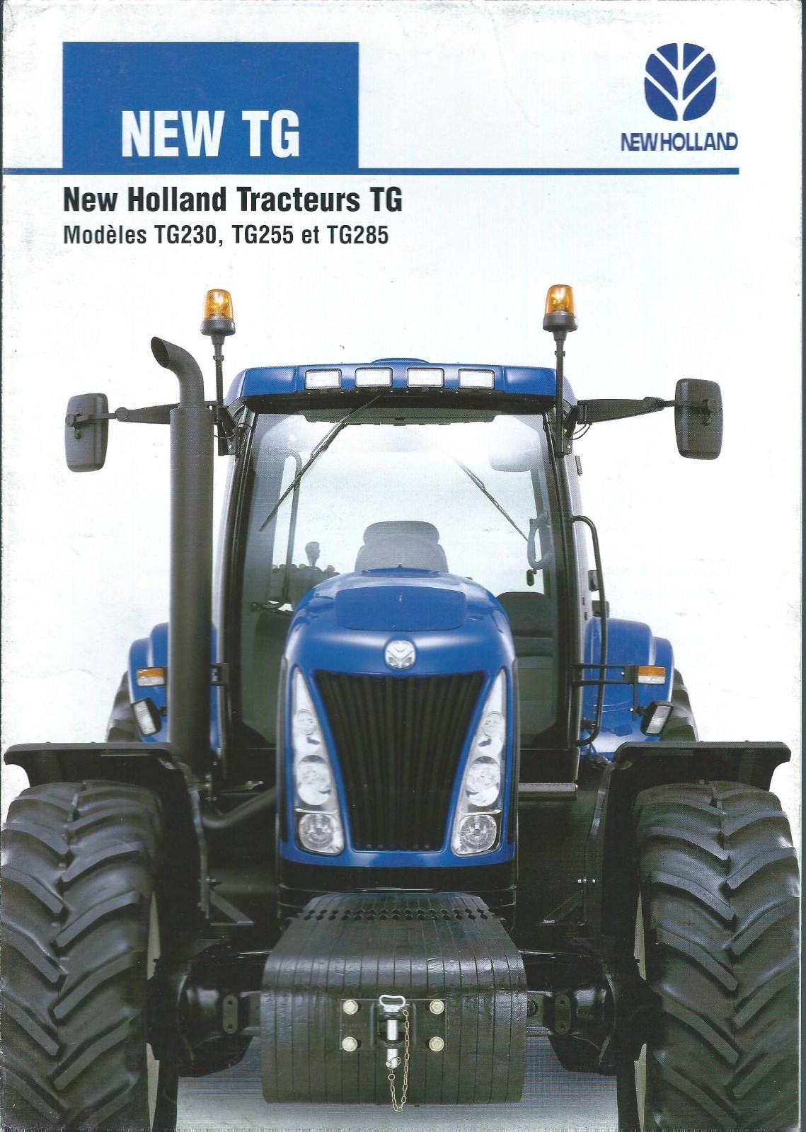 Farm Tractor Brochure – New Holland TG230 et al TG series c2002 FRENCH (F4710)
