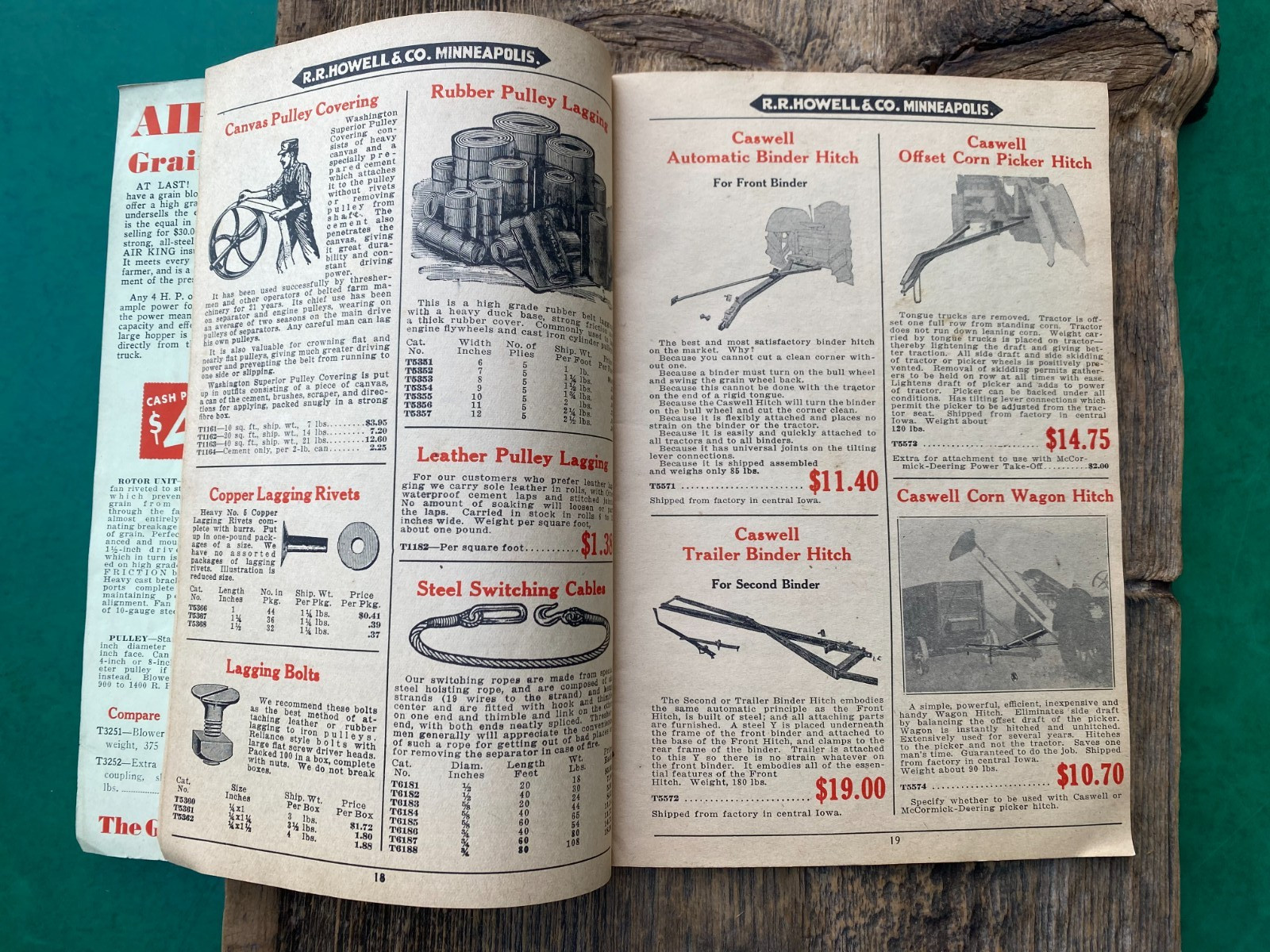 R.R. Howell Thresher & Power Farming Supply Catalog T-34 Minneapolis MN 1934