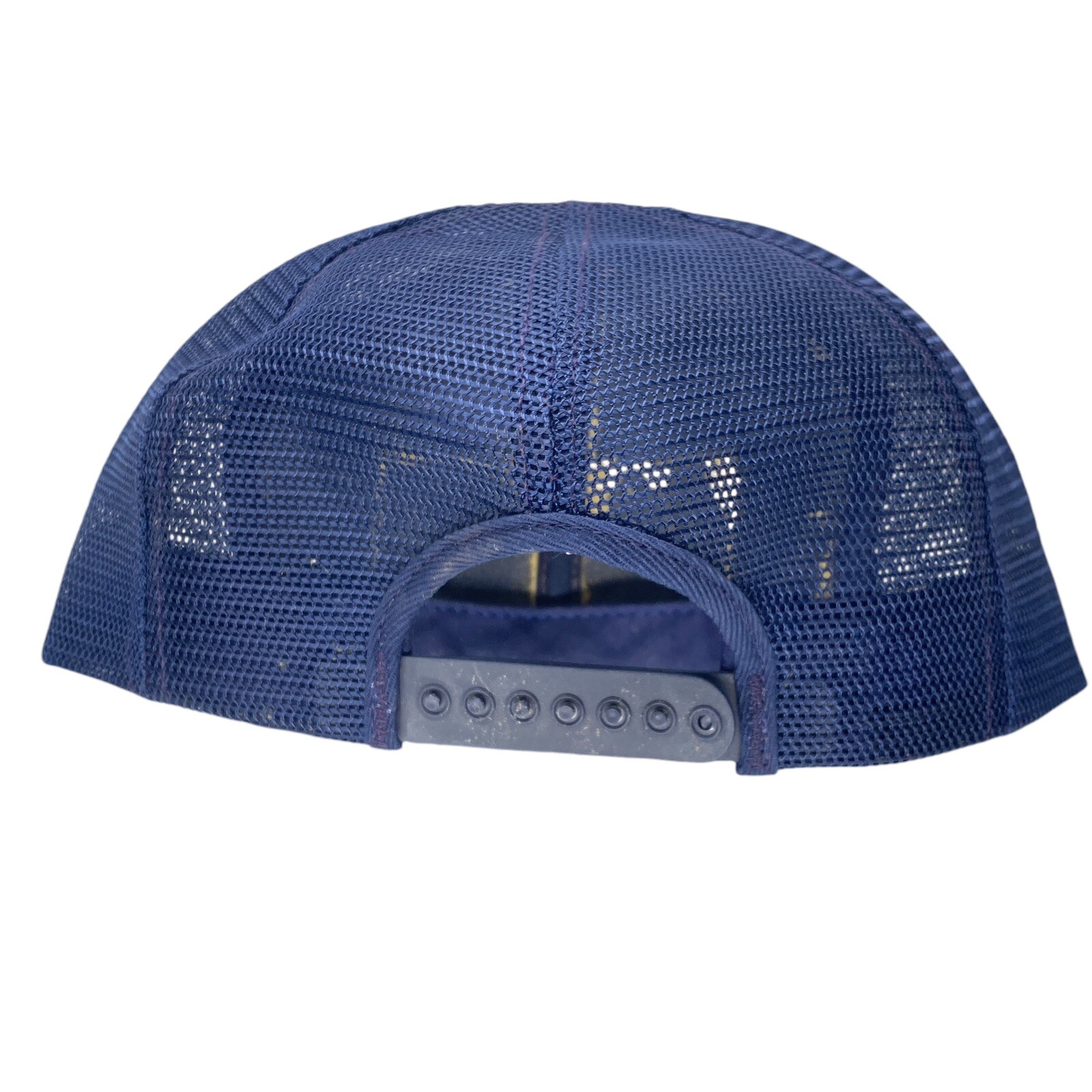 Ridomil Agriculture Farm Cap Embroidered Patch Snapback Trucker Hat Blue Vintage
