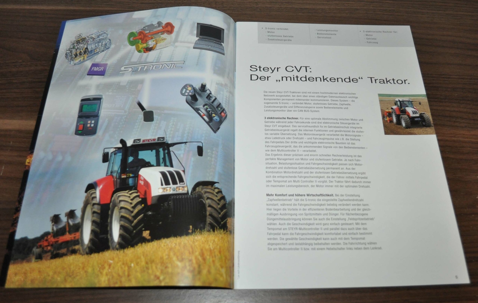 Steyr CVT 120 130 150 170 Tractor Brochure Prospekt