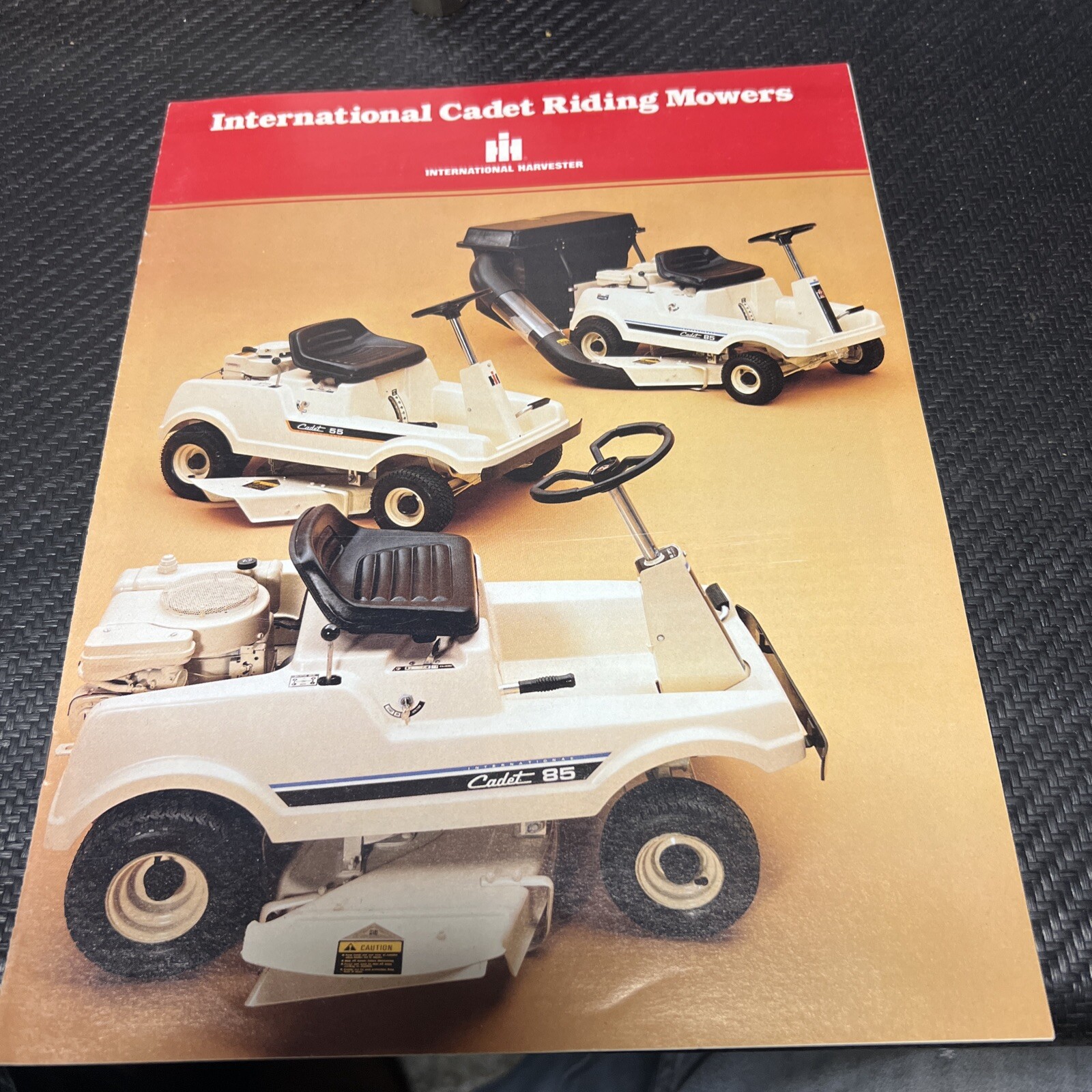 1975-1985 International Cadet Riding Mowers Brochure