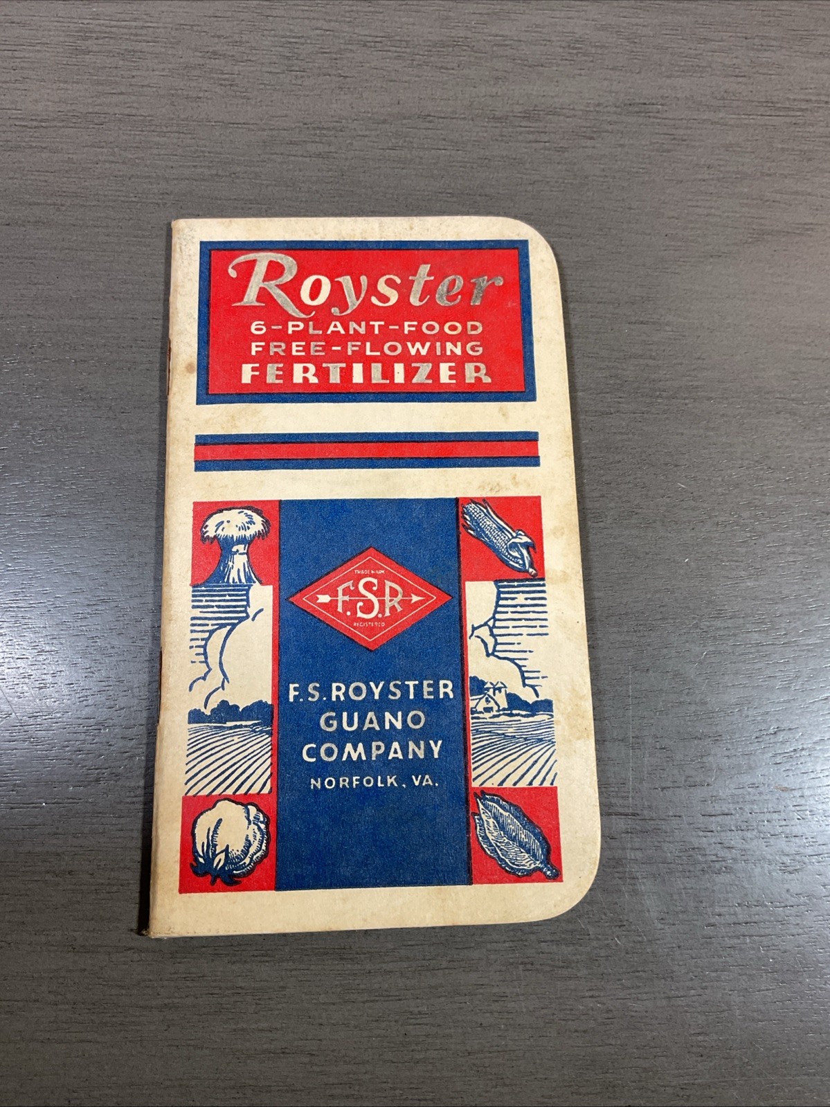 Vintage 1953 53 Royster Guano Co Fertilizer Ledger Farm Notepad Reference B36