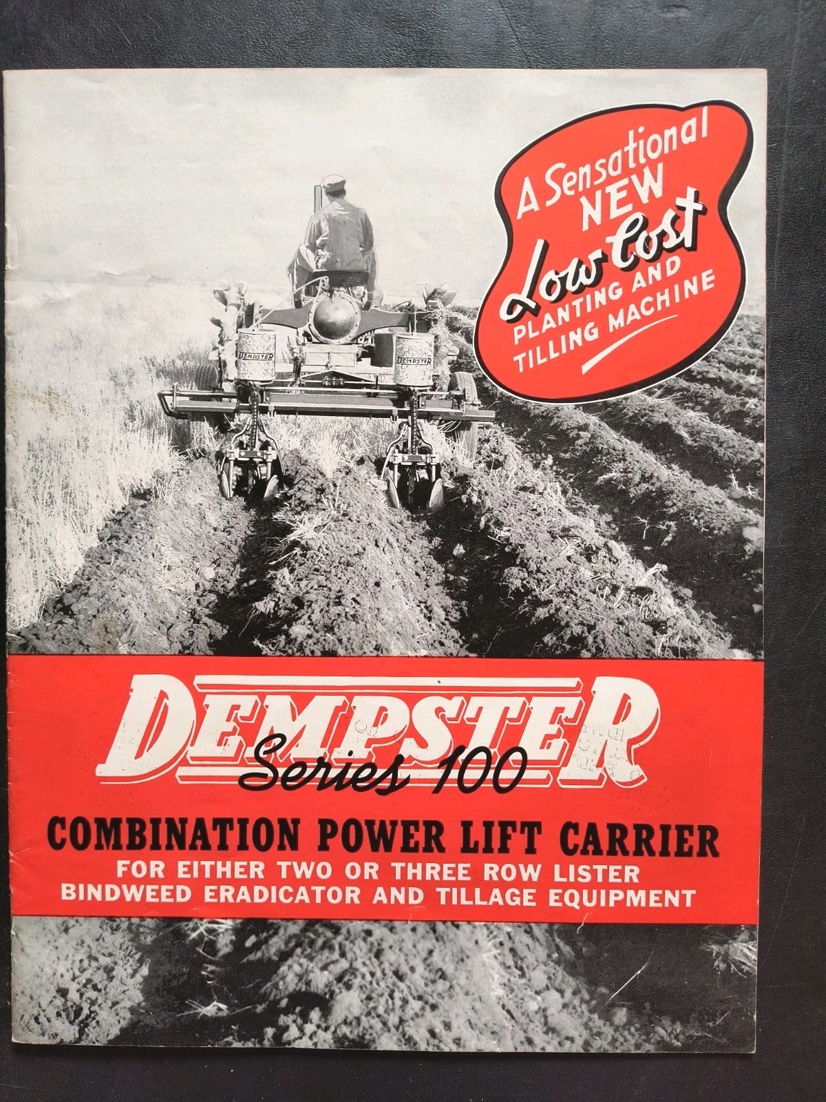 1930s Dempster Tractor Combination Power Lift Carrier Series 100 Brochure Farm