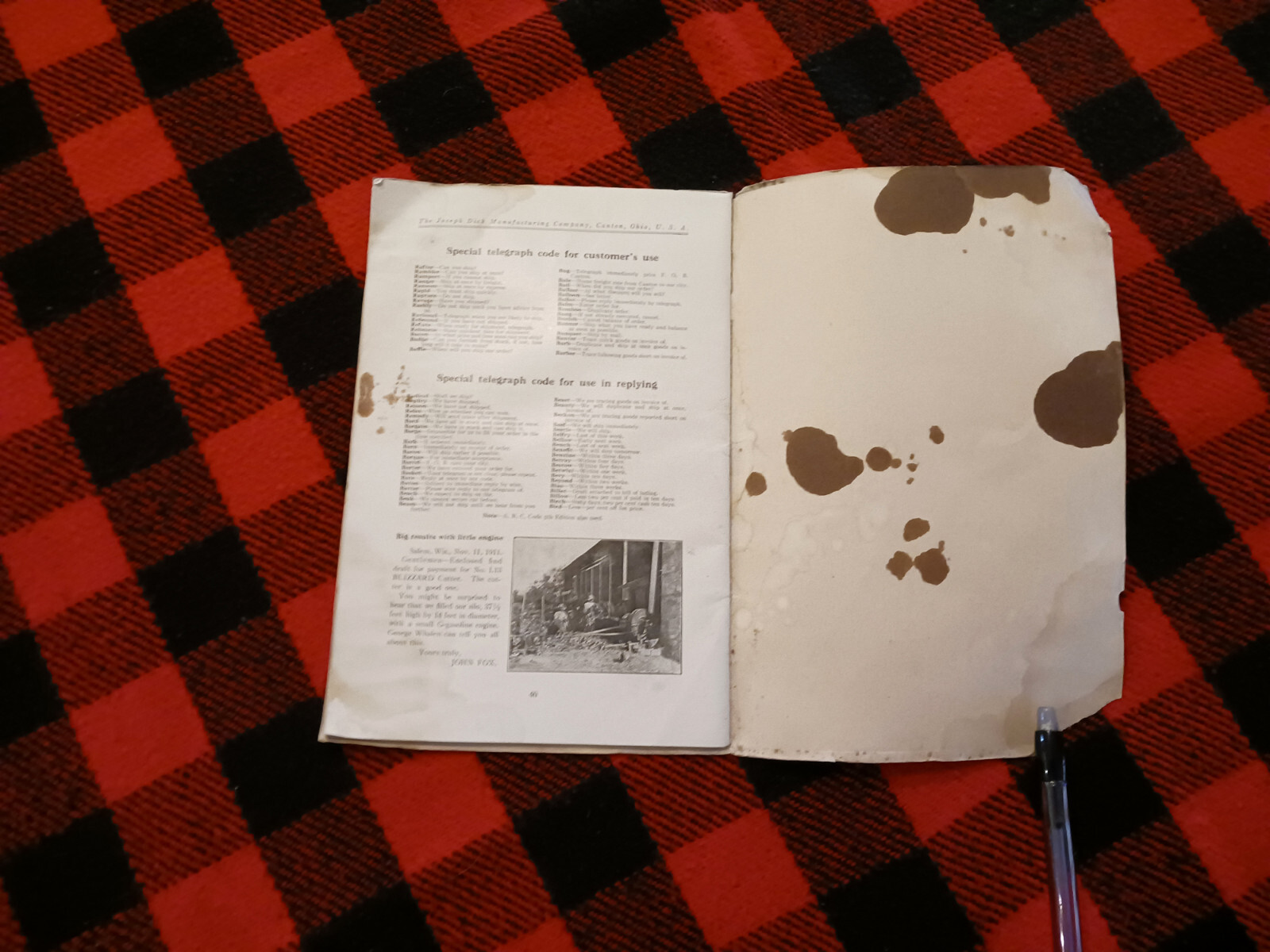 1916 Blizzard Joseph Dick Ensilage Farm Catalog Clemens Gingrich Grand Rapids MI