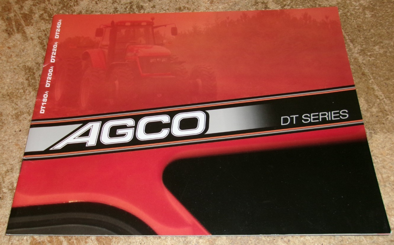 2005 agco DT series tractors brochure in nice shape used