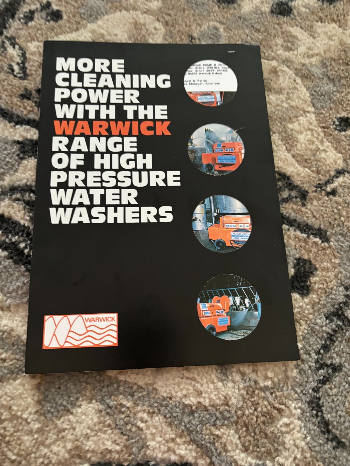 Warwick High Pressure Water Washers Brochure FCCA24