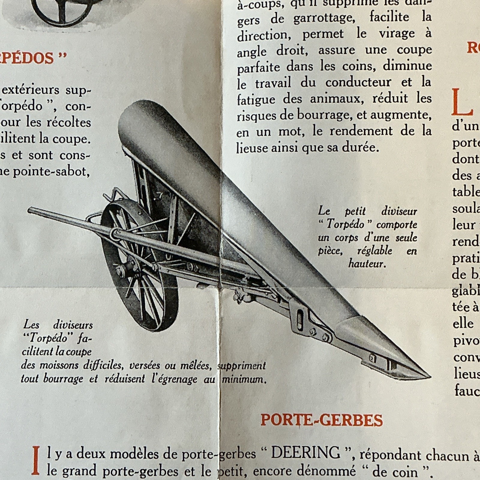 Group Of 7 French McCormick Deering Brochures As Is INV-P0904