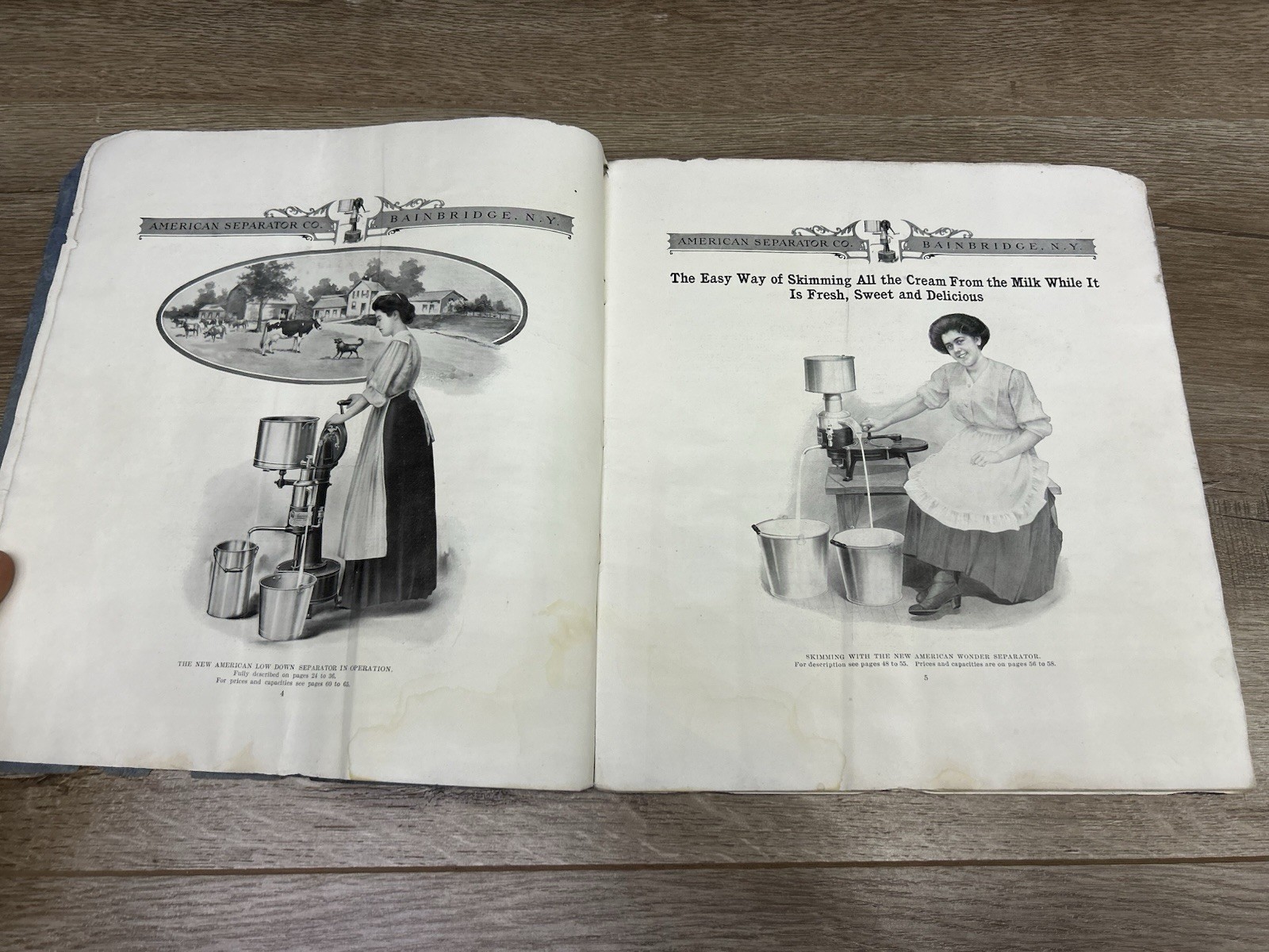 Antique Vintage Genuine American Cream Separator Co. Catalog