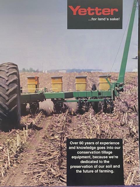 Vintage Yetter Equipment Brochure 1990s
