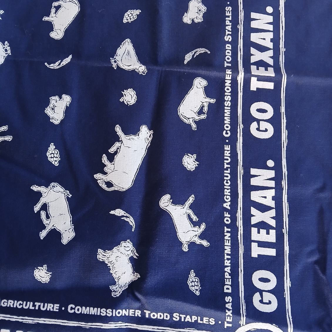 Go Texan Texas Bandana Texas Department Of Agriculture Todd Staples Commissioner