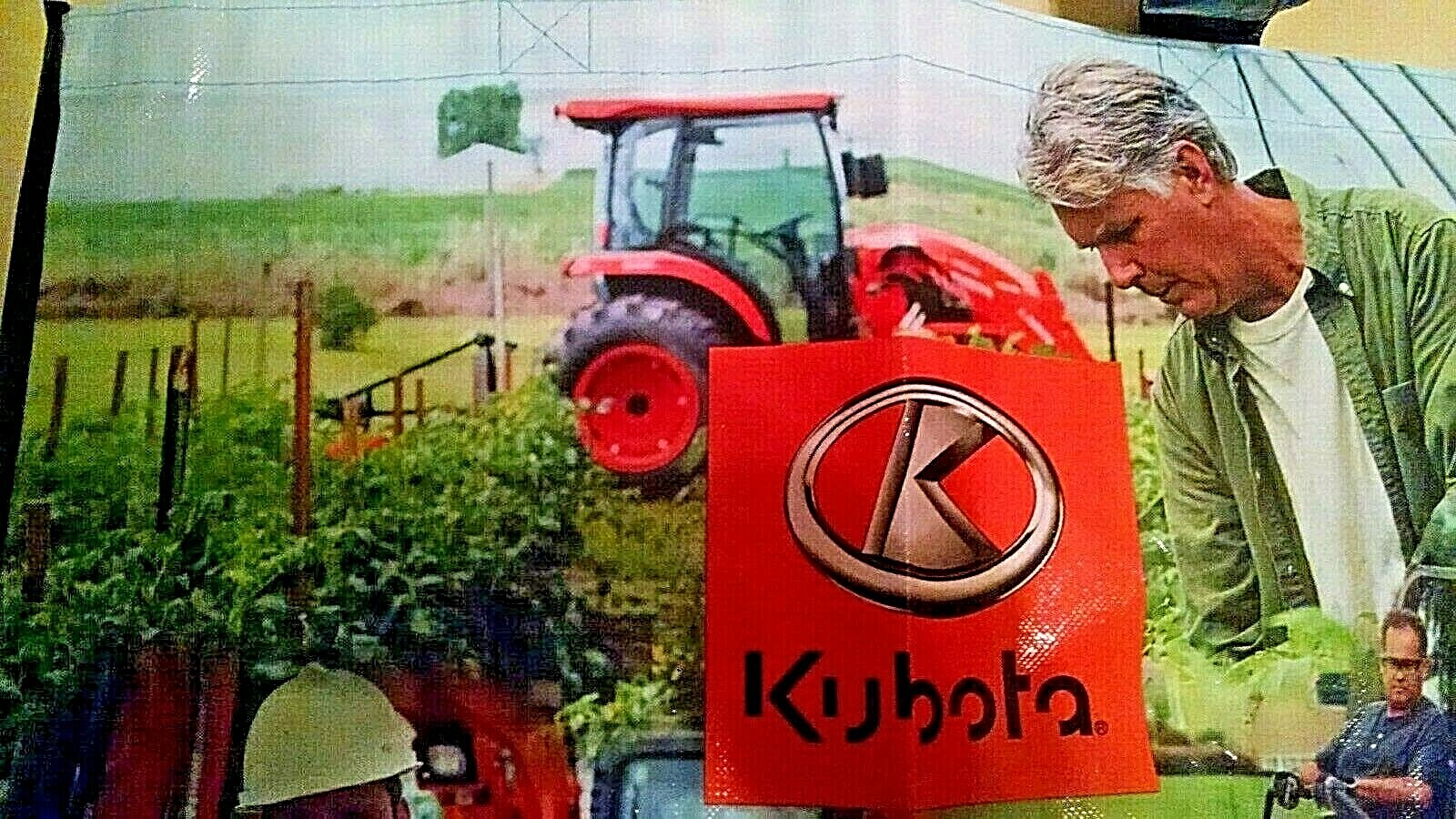 KUBOTA TRACTOR BAG SHOPPING TOTE HANDLES NEW LAWNMOWER LAWN MOWER GRASS CUTTER*