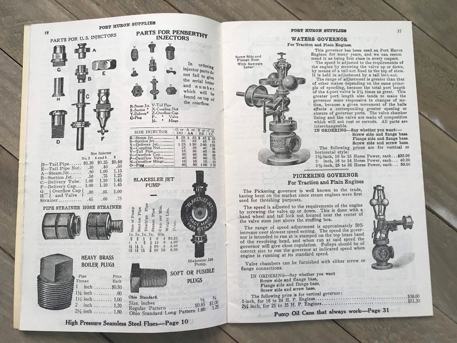 1932 Port Huron Supply Catalog Sawmills Feeders Parts Equipment