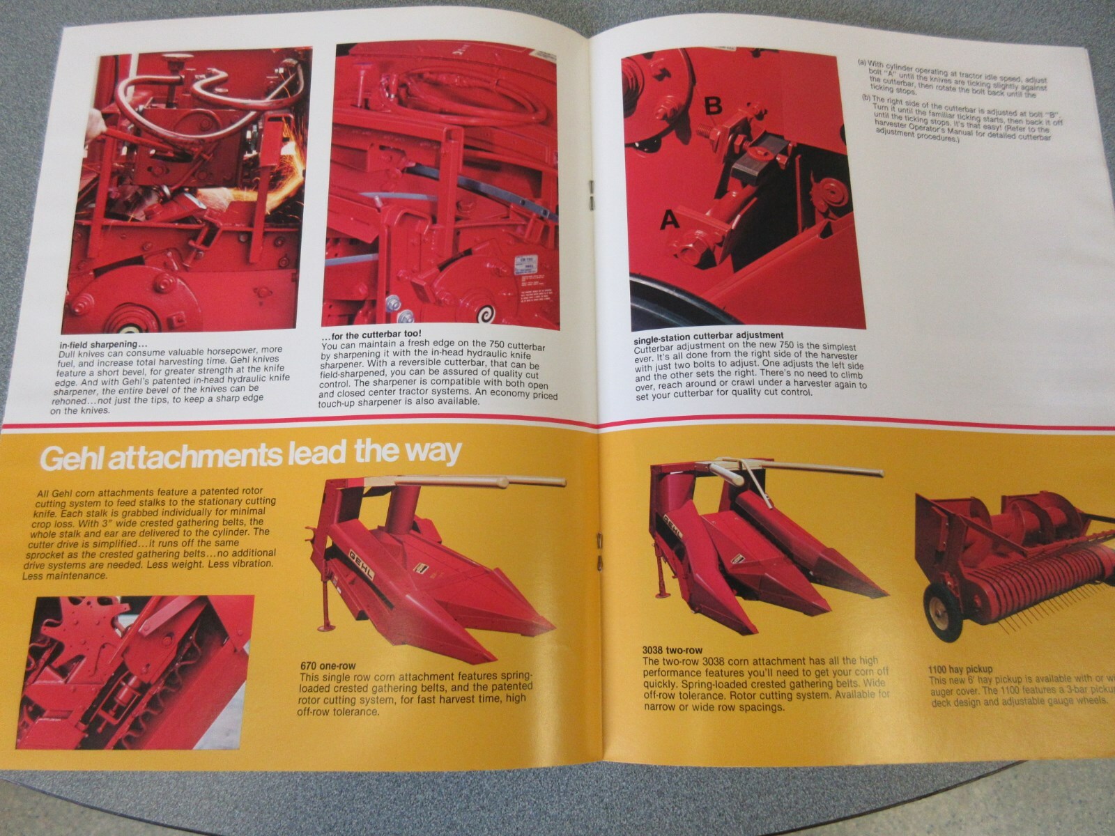 Gehl 750 Forage Harvester Brochure 1981