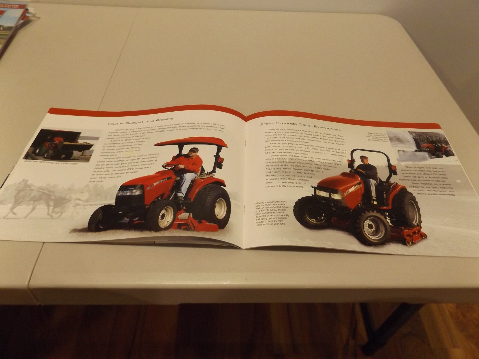CASE-IH DX SERIES FARMALL TRACTORS, LIT # CIH2010711 2007,