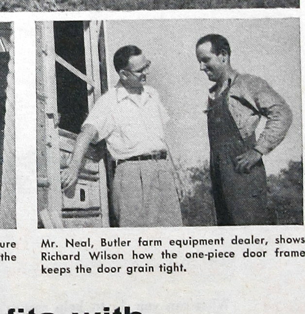 Original 1954 Butler Building Ad Features Richard Wilson of Vinton, Louisiana