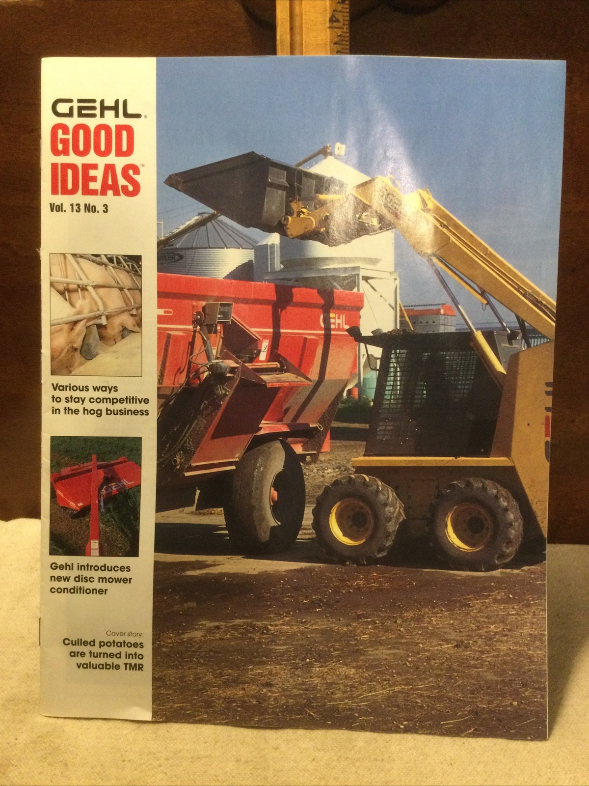 Original OEM Gehl Good Ideas Vol. 13 No. 3 Magazine Brochure Book Pamphlet