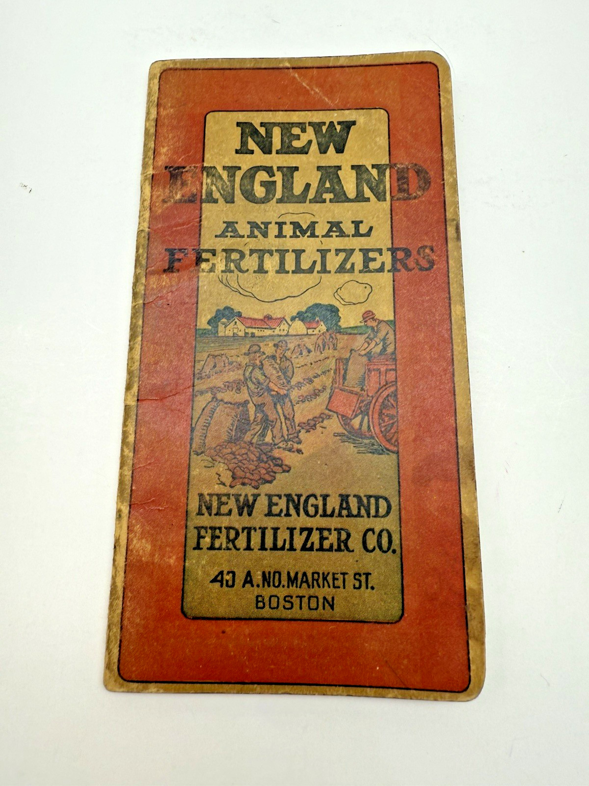 New England Animal Fertilizers Calendar Recipe and Notepad 1913.