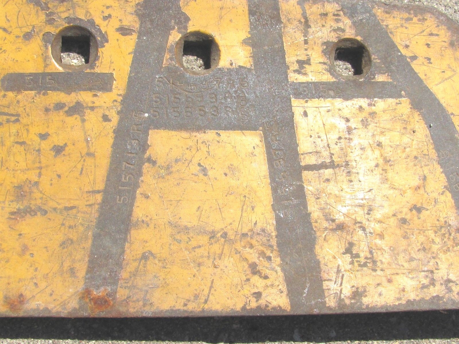 RARE FACTORY MASTER SAMPLE PLOW SHARE SET 515699R5 CRESCENT FORGE HAVANA ILL