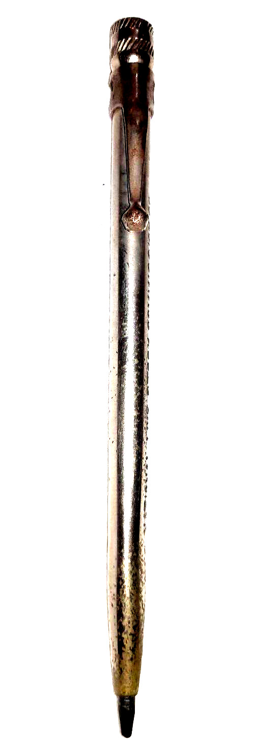 « National Live Stock Commission Co »Chromed Metal LEAD HOLDER Working Mech Pencil