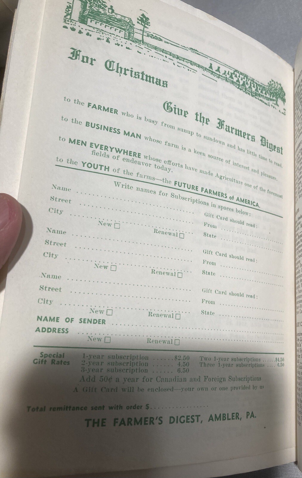 Farmers Digest Magazine November 1949 Storing Crops Silos Planting New Orchards