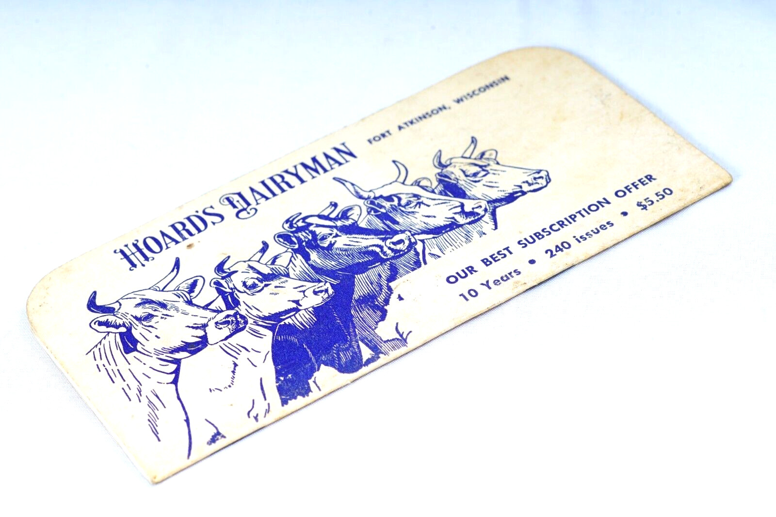 1965 Hoards Dairymen Memo Book Fort Atkinson Wisconsin Cattle Cow Advertising