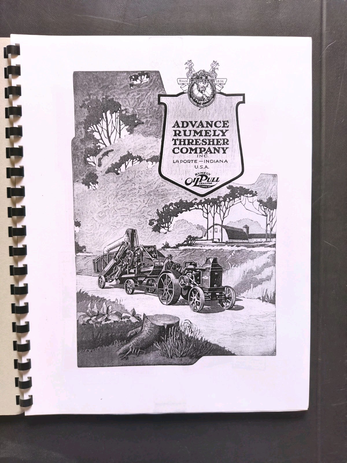 Rumley Oil Pull Tractor Dealer Brochure Owners Manual Print Advertising Reprint