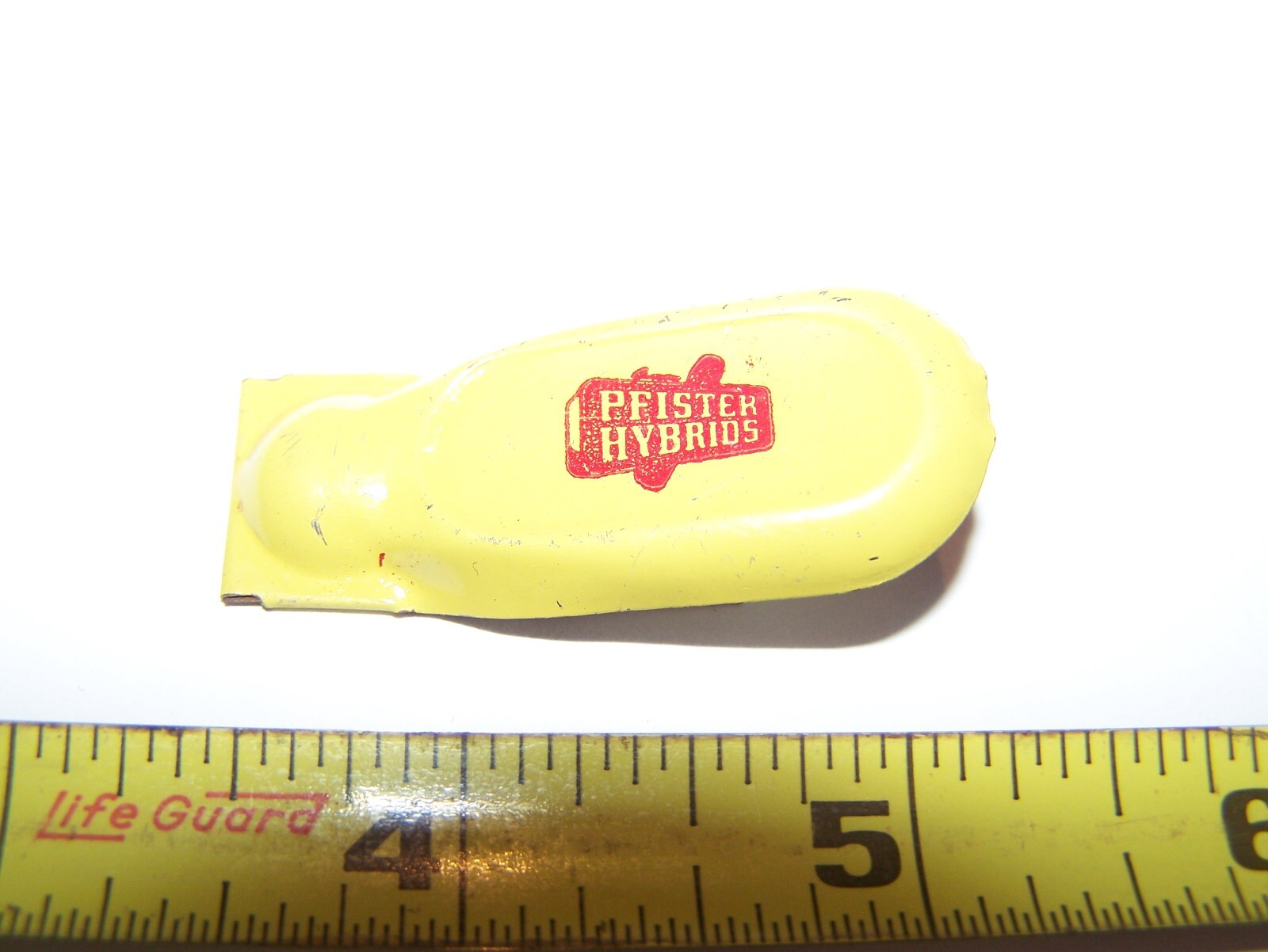PFISTER HYBRIDS Seed Corn Metal Clicker Chirper Dealer Giveaway Farm NOS NICE!