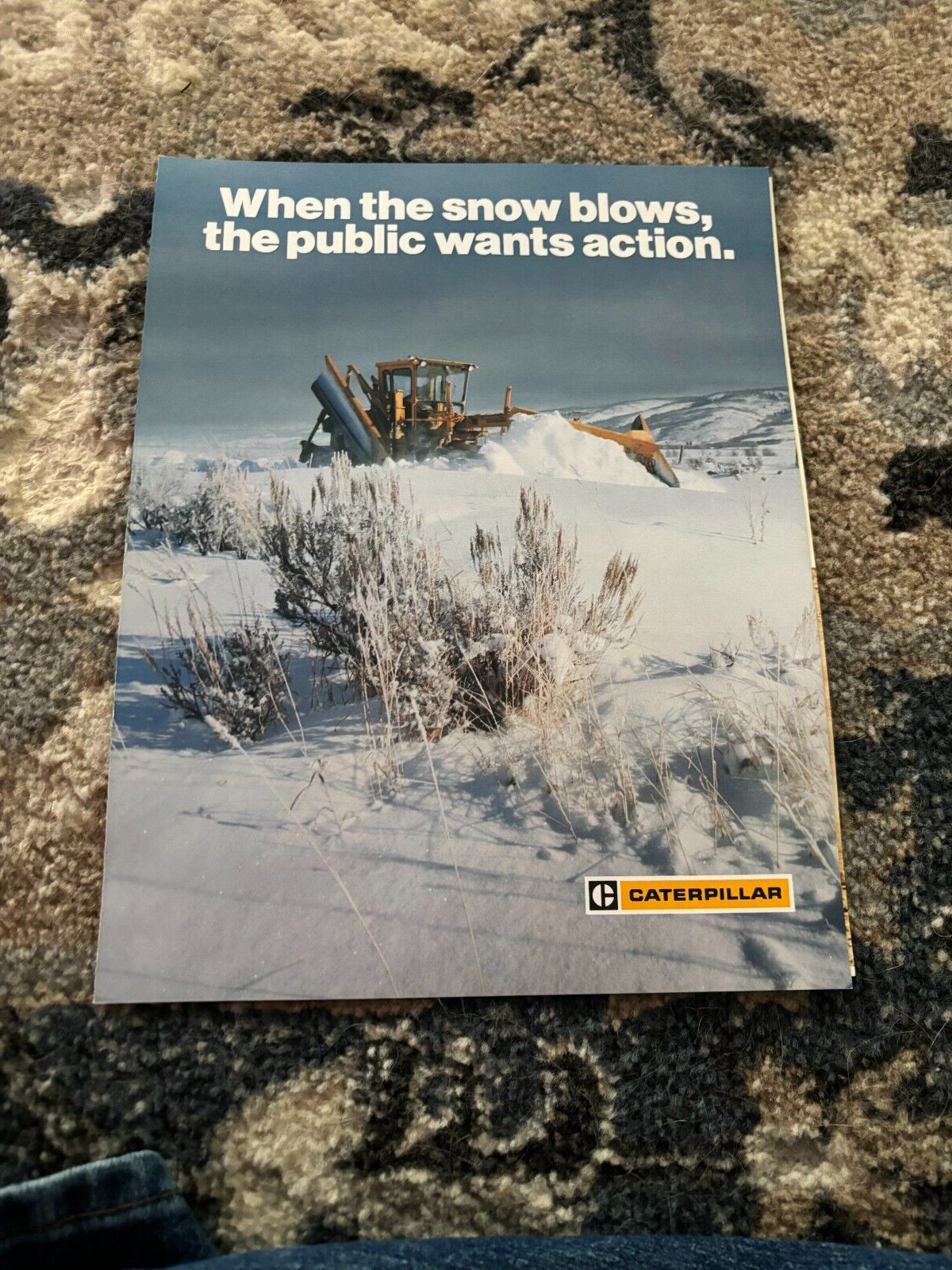 Caterpillar CAT Equipment for Public Works Snow Removal Brochure FCCA24