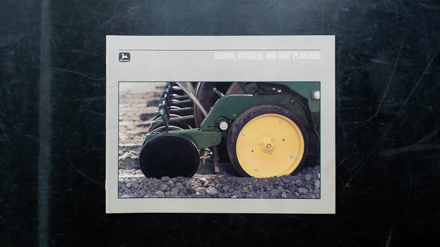 John Deere Drawn Integral Unit Planters Agricultural Brochure Vintage