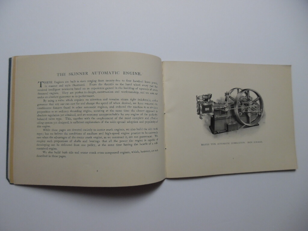 1902 Skinner Engine Company Catalog G of Automatic Engines Erie PA Antique RARE